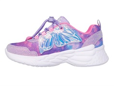 Skechers sneaker lavendel/pink dream racer med blinklys